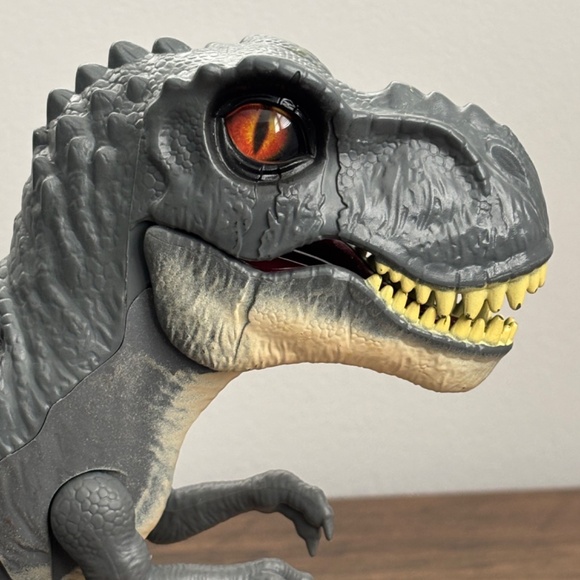 ZURU Gray Robo Alive T-REX Dinosaur Robotic Pet Sounds Walking & Opens Mouth - Picture 3 of 10